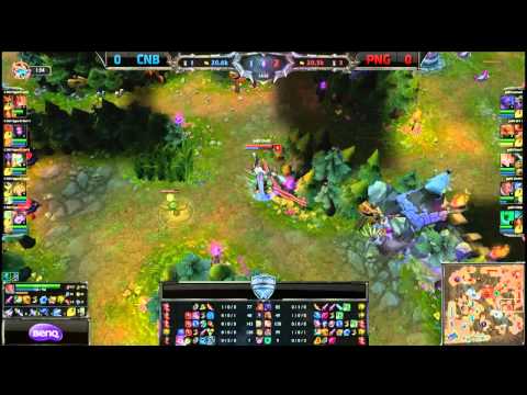 CBLoL Liga Brasileira Série Campões 2014 S4D2  CNB e Sports Club vs paiN Gaming Jogo1 21 05 2014