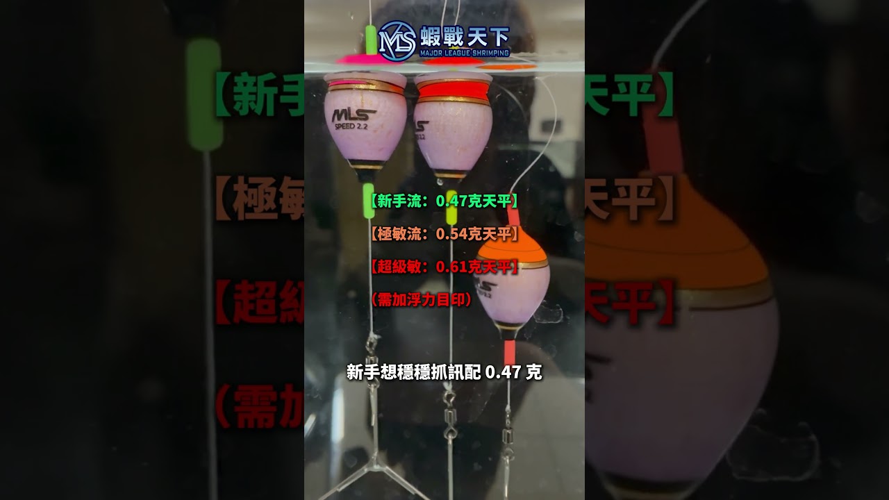 釣蝦還在 0.0 幾克算到頭痛？🔥 MLS F08 2.2 教你一招「無腦直揹」完美配重！【MLS蝦戰天下】#17shrimp #台湾のエビ釣り #shrimpfishing #새우낚시
