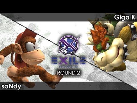 Project M: SMT | saNdy (Diddy Kong) V Giga K (Bowser) - Exile 128 SSBPM