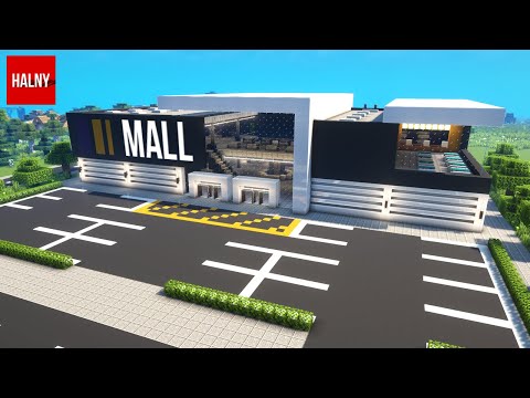 HALNY - How to build a mall in Minecraft (Tutorial)