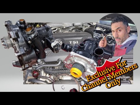 VW Passat 2017 2.0L TSI Water Pump how to Remove