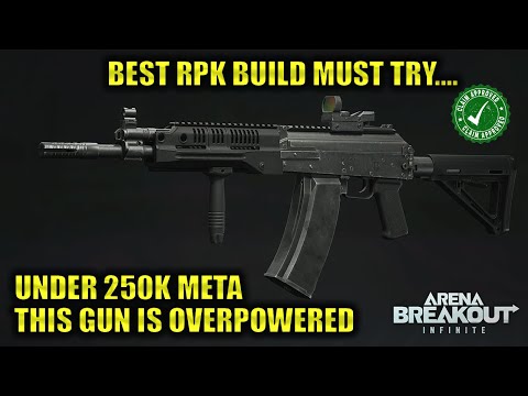 THE BEST RPK BUILD EVER FOR UNDER 250K FULL BREAKDOWN - ARENA BREAKOUT INFINITE