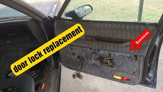 how to remove and install door lock on chevy caprice