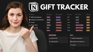 🎁 How to Create a Gift Tracker in Notion!