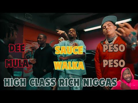 POSSE CUT!!! High Class Street Niggas - Dee Mula x Peso Peso x Sauce Walka (Official Music Video)