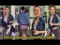 South Gorgeous Actress Shruti Hasan Looking To Hot Stunning Captured In Camera At Andheri