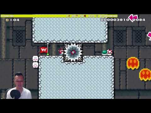 Super Mario Maker - Flaming Fortress (Expert Level)