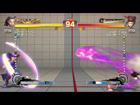 Guille N Roll's USF4 Match - Vs Juri (RyuHatesSpiders)