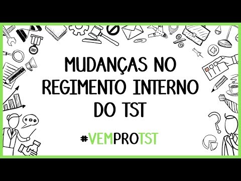 Mudanças no Regimento Interno do TST
