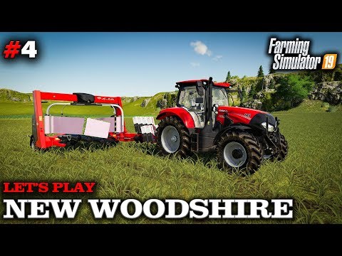 FS19 New Woodshire Let's Play #4 Bale Wrapping