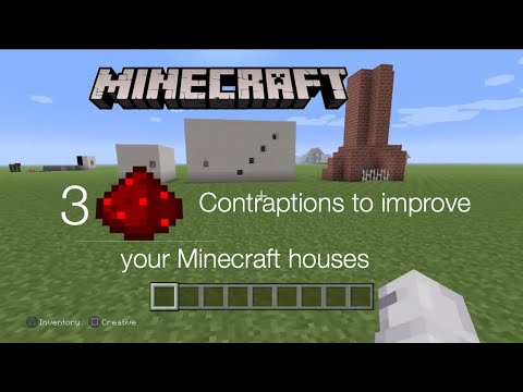 CubixGameZ - 3 Redstone Contraptions To Improve Your Minecraft House!!!