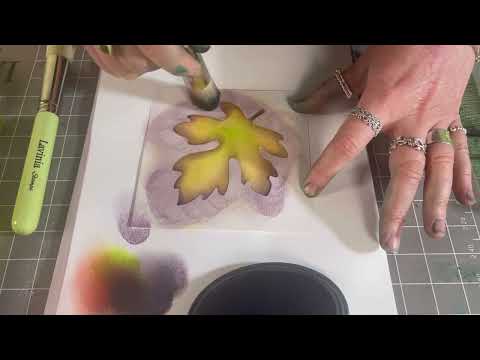 Quick Crafts how to use sticker stencils🧚‍♀️