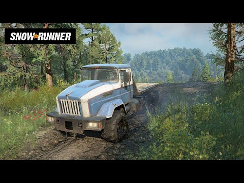 Snowrunner Walkthrough Part 40 in Co-op I SOS and New Tayga 6463 + Logitech G29 [1440p 60FPS]