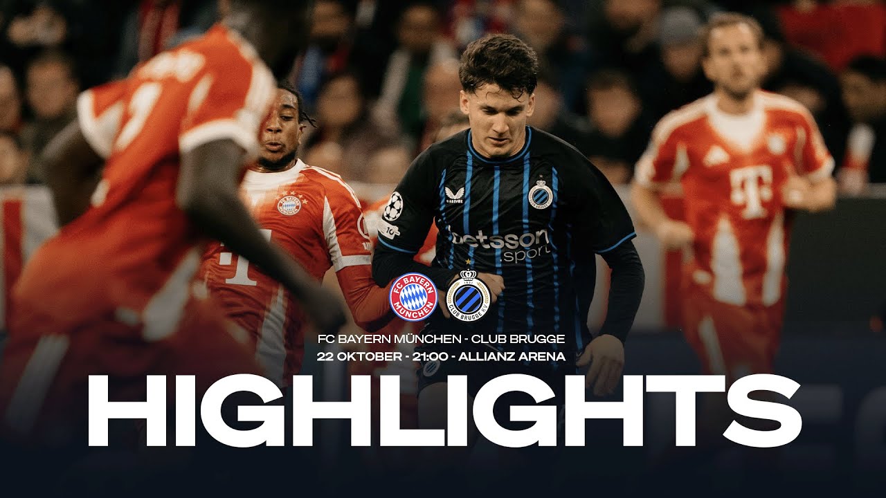 FC Bayern München 4 - 0 Club Brugge KV highlights