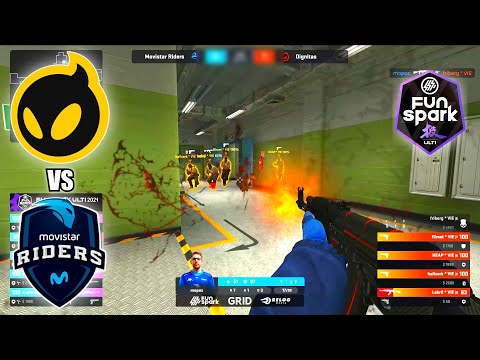Dignitas vs Movistar Riders - Funspark ULTI 2021 | CSGO HIGHLIGHTS