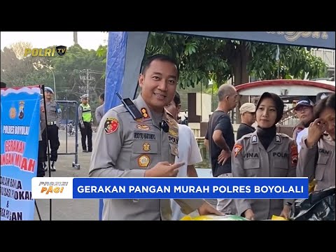 POLRES BOYOLALI LAKSANAKAN GERAKAN PANGAN MURAH