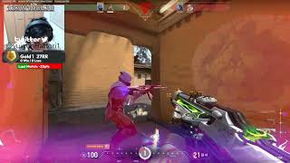 ゴールド1    45の精一杯のヴァロラント  #ヴァロラント  #Valorant ＃Twitch