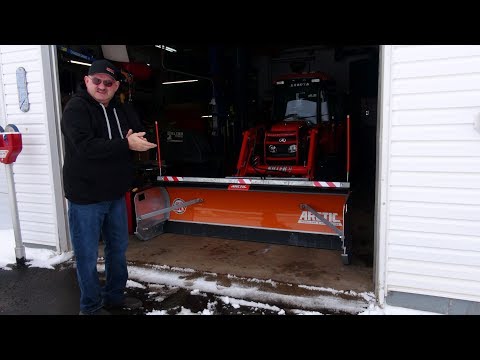 Arctic's Skid Steer Snow Plow Operating Test