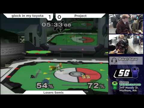 SG 23.4 SSBM - glock in my toyota (Mr. Game & Watch) vs. Project (Fox) - Melee LSF