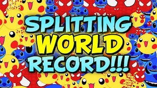 THE MOST SPLITTING IN AGARIO! OVER 1000 CELLS - Agario