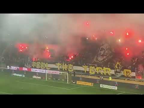 AEK Athens Ultras Pyroshow vs PAOK