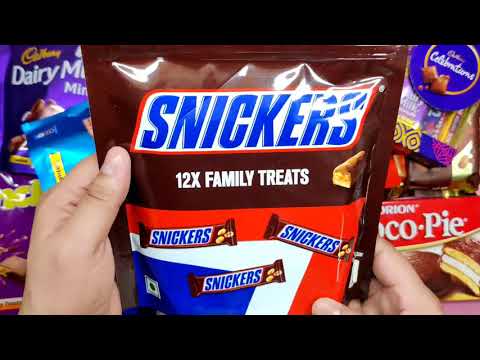 Snickers Family Pack#some interesting candy #mouth watering video