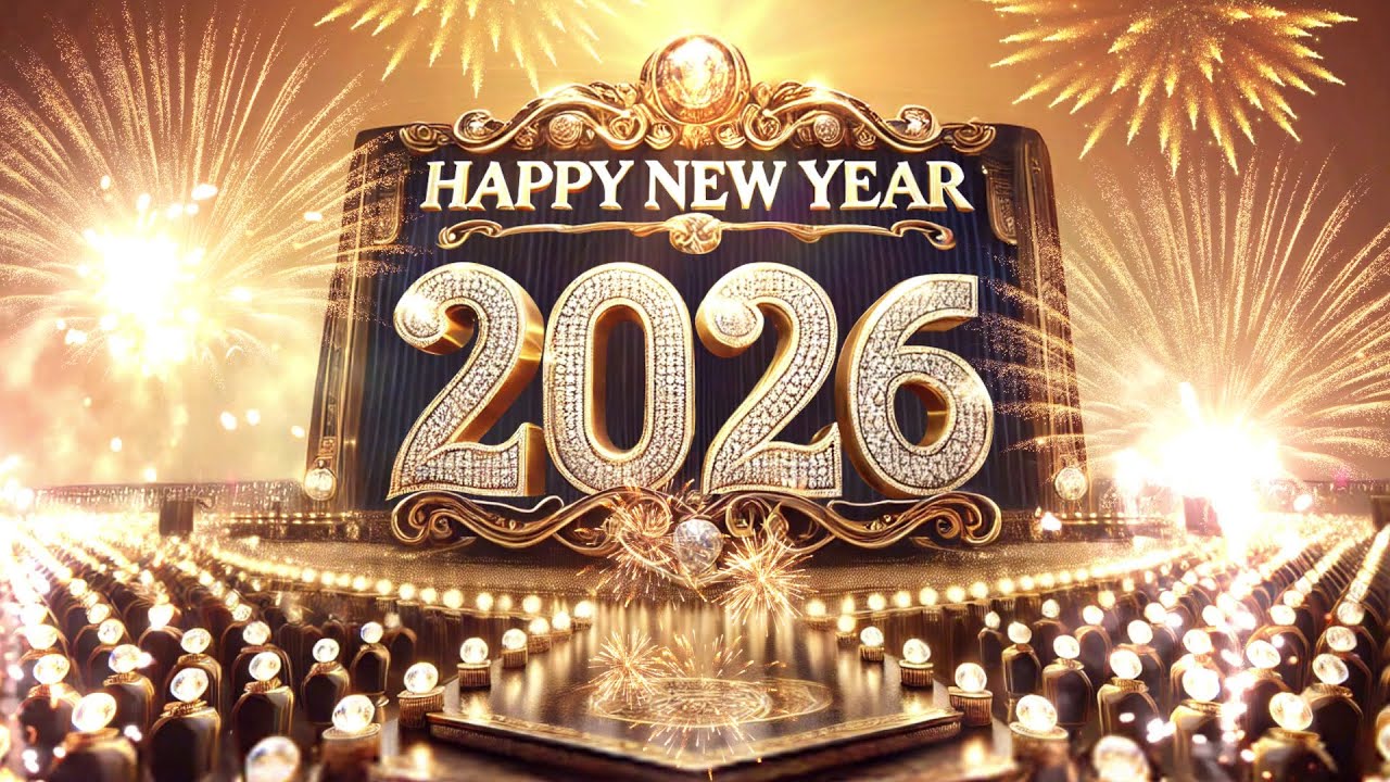Happy New Year 2026 - Elegant Greetings and Royal Design Video for Celebrations
