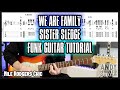 Nile Rodgers We Are Family Guitar Lesson