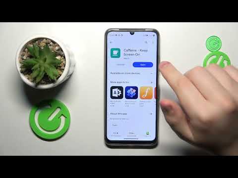 How to Change Screen Timeout to Never on Realme C53 - Caffeine App