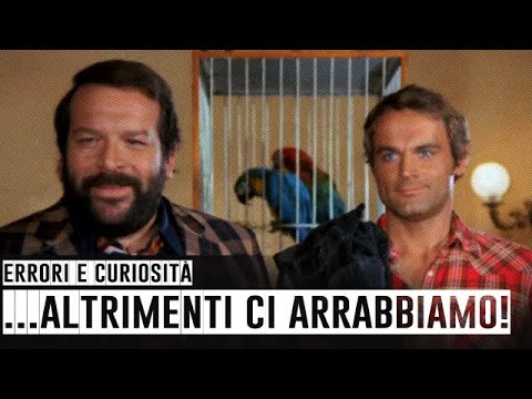🎬 ALTRIMENTI CI ARRABBIAMO 😠 🎪🚗 ERRORI E CURIOSITÀ, BUD SPENCER, TERENCE HILL - CULT ANNI 70