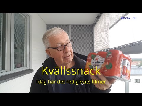 2021-07-31 KVÄLLSSNACK - Idag har det redigerats filmer