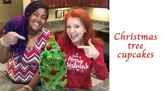 How to Make Christmas Tree Cupcakes