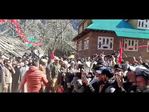 MP elect Sajjad Kichloo rally draws massive crowd at Basmina Warwan, Kishtwar. Watch video 