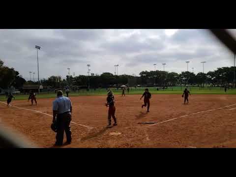 Double RBI to 3rd base side