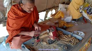 Making Tulsi Mala/Japamala (Rosary) मेकि�