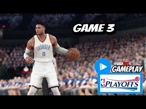 Russell Westbrook Full Highlights vs Rockets (2017 Playoffs First Round Game 3) NBA 2K17