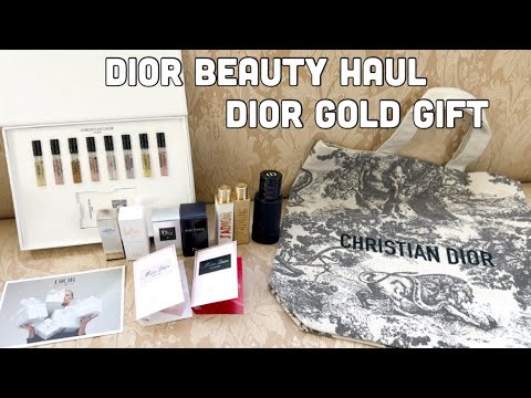 *NEW* Dior Gold Welcome Gift ~ Dior Beauty Unboxing | Dior J’Adore Solid Perfume Stick