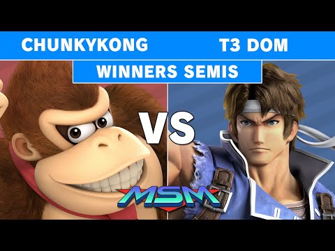 MSM Online 16 - ChunkyKong (Donkey Kong) vs CG | T3 Dom (Richter) Winners Semis - SSBU