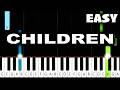 Robert Miles Children EASY Piano Tutorial