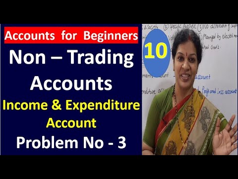 1 Non Trading Accounts Introduction