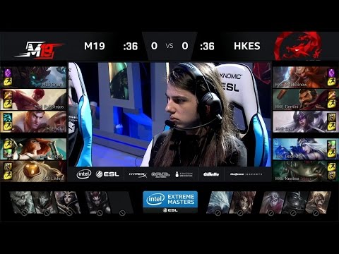 M19 vs HKE Game 1 Highlights - M19 vs. HONG KONG ESPORTS - Group A Elimination Match - IEM Katowice