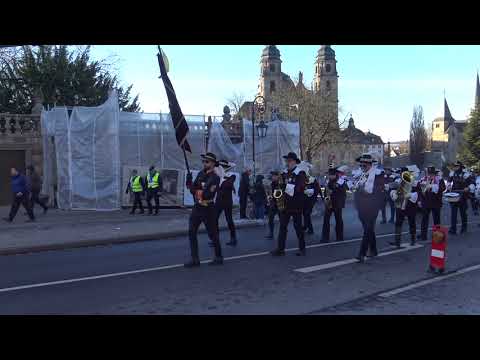 Foaset in Fulda   Generalmobilmachung der Fuldaer Garden 2026   Der Harmerzer Carneval Club HCC