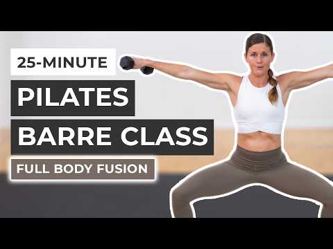 25-Minute Pilates Barre Class At Home (Full Body Sculpt)