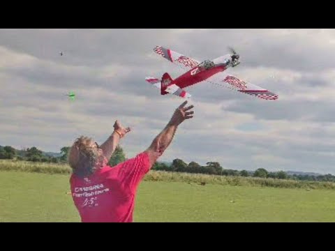 CAMBRIA FUNFIGHTERS RC MAYHEM FLAT OUT DISPLAY AT WOODSPRING WINGS MODEL AIRSHOW  # 2 - 2019