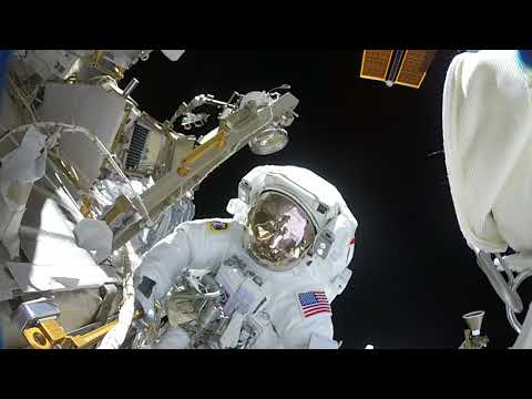 ISS Expedition 50: US EVA #41 - Peggy Whitson GoPro [Part 6]