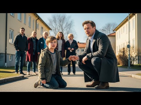 Pojke faller på knä för miljardär - Hans enkla ord krossar mannens hjärta