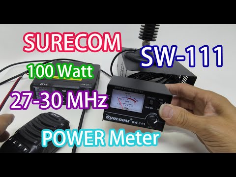 SURECOM SW-111 100 Watt SWR / POWER Meter