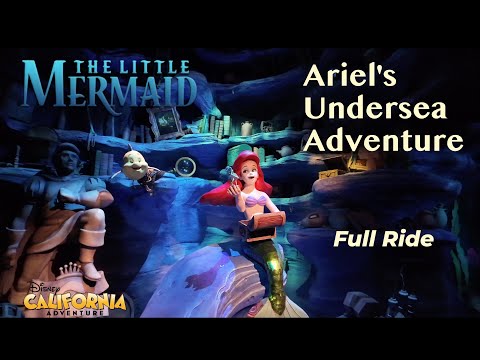 The Little Mermaid - Ariel's Undersea Adventure - Ride - Disney California Adventure 2025 - 4K