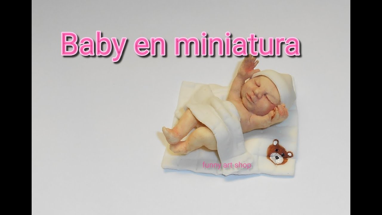 Baby en miniatura porcelana fría/Funny art shop