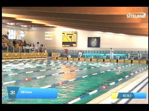 Serie 1 dei 200 Dorso  Assoluti Maschi Master - Campionati Regionali Masters 2014 di Veneto e Friul